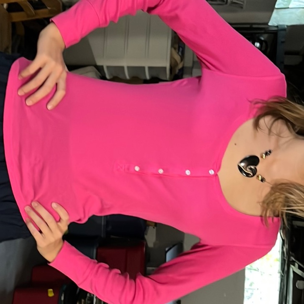 Pink Victoria’s Secret Henley top